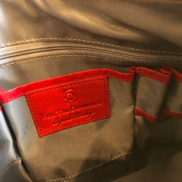 Osgood Marley Red Leather Shoulder Bag - Picture 5 of 8
